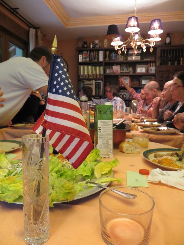A little bit of the US at our Spanish Turkey Day. Love this shot.