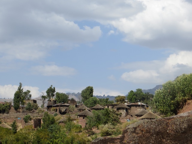 A village nearby.